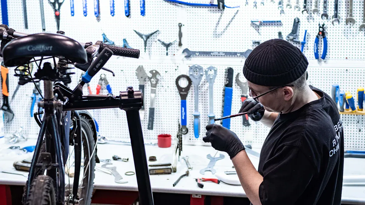 How to Effectively Repair Scratches on Your Bike Frame