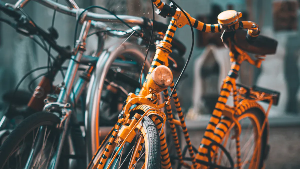 Personal Style in Two Tone Bike Frame Colors
