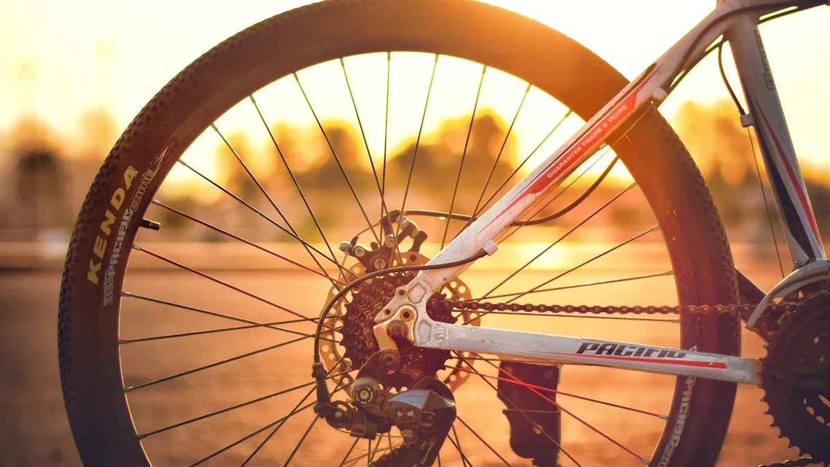 Light Frame Mountain Bike Features